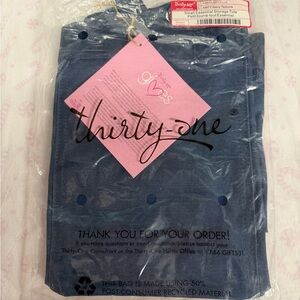 Thirty-One Navy Essential Storage Tote